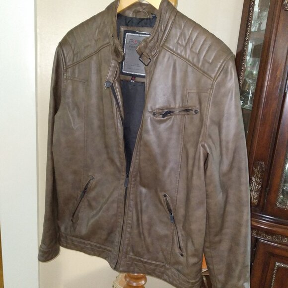 Point Zero Collection, Leather Jacket, Made in Canada, Size - M - Picture 1 of 5